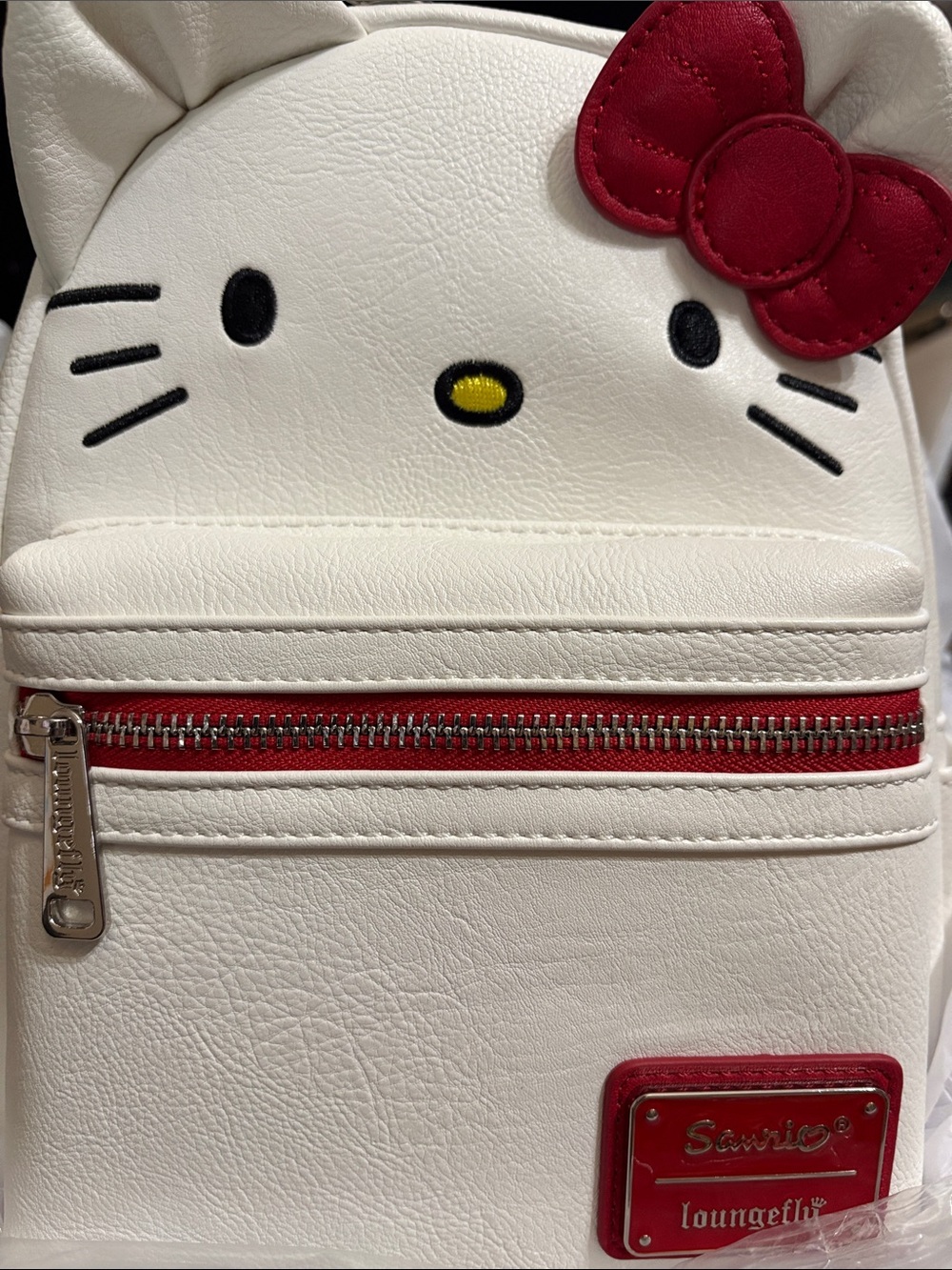 Loungefly White & Red Hello Kitty Mini Backpack